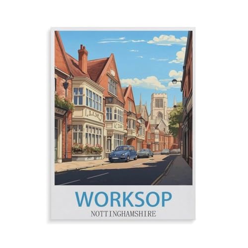 Worksop Nottinghamshire，Für Erwachsene Familie Stress Relief Puzzle Spielzeug - Familie Spaß Herausforderung Spielzeug - 1000 Teile Puzzle（75x50cm）-GW40 von YYHMKBYY