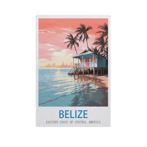 klassisches Puzzle 1000 Stück，Belize, Ostküste von Mittelamerika，Einzigartige Heimdekorationen Und Geschenke（50x70cm）-GE65 von YYHMKBYY