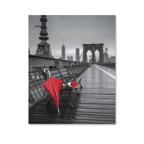 klassisches Puzzle 1000 Stück，Brooklyn Brücke，Einzigartige Heimdekorationen Und Geschenke(75x50cm-E96 von YYHMKBYY
