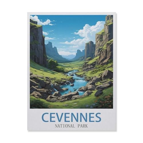 klassisches Puzzle 1000 Stück，Cevennes-Nationalpark, Frankreich, Berg，Einzigartige Heimdekorationen Und Geschenke（75x50cm）-DV2 von YYHMKBYY