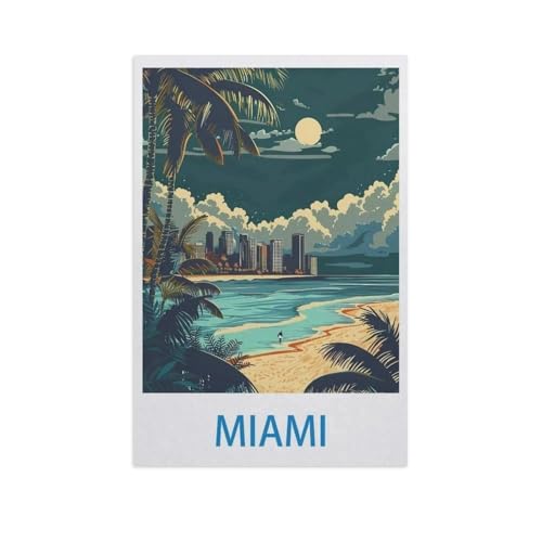 klassisches Puzzle 1000 Stück，Miami，Einzigartige Heimdekorationen Und Geschenke（50x70cm）-GF38 von YYHMKBYY