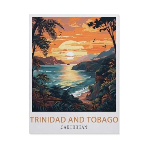klassisches Puzzle 1000 Stück，Trinidad und Tobago Karibik，Einzigartige Heimdekorationen Und Geschenke（38x26cm）-EV52 von YYHMKBYY