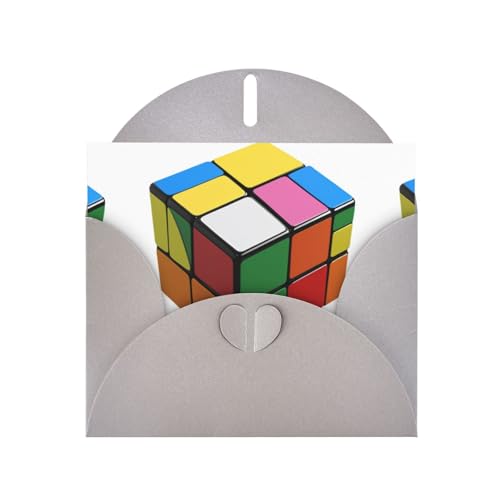 Gray YYHWHJDE Puzzle-Zauberwürfel-Druck-Grußkarte für Weihnachten, Geburtstag, Valentinstag, Hochzeitstag und Partys Gray YYHWHJDE Puzzle-Zauberwürfel-Druck-Grußkarte für Weihnachten, Geburtstag, Valentinstag, Hochzeitstag und Partys von YYHWHJDE