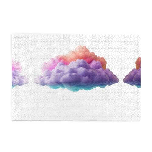 Puzzles, 1000 Teile Yyhwhjde bunte dunkle Wolken, pädagogische intellektuelle Holzpuzzles, lustige Puzzles, Stressabbau-Spiel Puzzles, 1000 Teile Yyhwhjde bunte dunkle Wolken, pädagogische intellektuelle Holzpuzzles, lustige Puzzles, Stressabbau-Spiel von YYHWHJDE