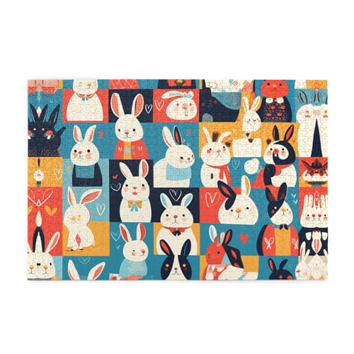 Puzzles1000 Teile YYHWHJDE Lustige Hasen Bild Pädagogische Intellektuelle Holzpuzzles Lustige Puzzles Stressabbau Puzzles Puzzles1000 Teile YYHWHJDE Lustige Hasen Bild Pädagogische Intellektuelle Holzpuzzles Lustige Puzzles Stressabbau Puzzles von YYHWHJDE