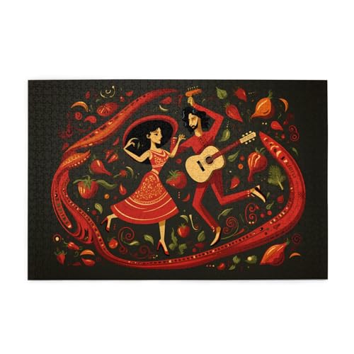 Puzzles1000 Teile YYHWHJDE Mexikanische Salsa-Symbole Bild Pädagogische Intellektuelle Holzpuzzles Lustige Puzzles Stressabbau Puzzles Puzzles1000 Teile YYHWHJDE Mexikanische Salsa-Symbole Bild Pädagogische Intellektuelle Holzpuzzles Lustige Puzzles Stressabbau Puzzles von YYHWHJDE