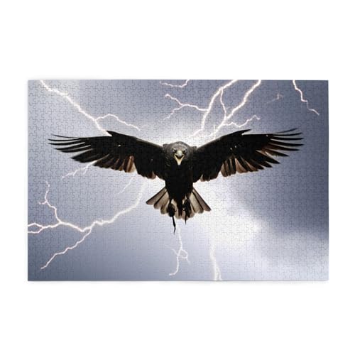 Puzzles1000 Teile YYHWHJDE Thunderbird Drucke Pädagogische Intellektuelle Holzpuzzles, lustige Puzzles, Stressabbau-Spiel von YYHWHJDE