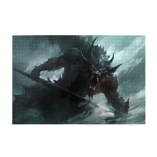 Puzzles1000 Teile YYHWHJDE Tiefsee-Meeresmonster-Drucke, hochwertiges Holzpuzzle für Erwachsene und Kinder, lustige Puzzles, Stressabbau-Puzzles Puzzles1000 Teile YYHWHJDE Tiefsee-Meeresmonster-Drucke, hochwertiges Holzpuzzle für Erwachsene und Kinder, lustige Puzzles, Stressabbau-Puzzles von YYHWHJDE