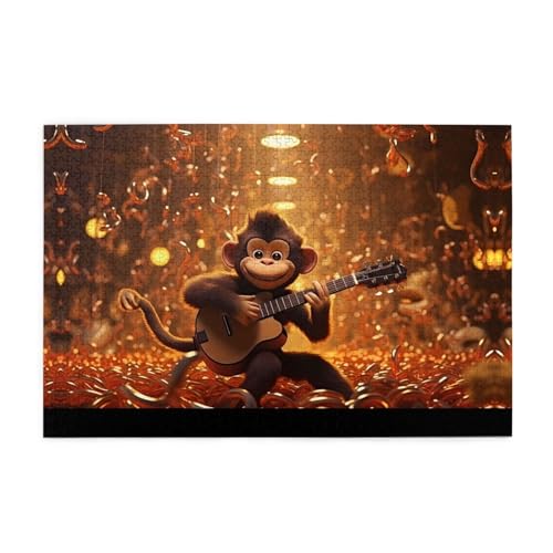 Puzzles1000 Teile Yyhwhjde Affe Musik Bild Pädagogische Intellektuelle Holzpuzzles Lustige Puzzles Stressabbau Puzzles Puzzles1000 Teile Yyhwhjde Affe Musik Bild Pädagogische Intellektuelle Holzpuzzles Lustige Puzzles Stressabbau Puzzles von YYHWHJDE