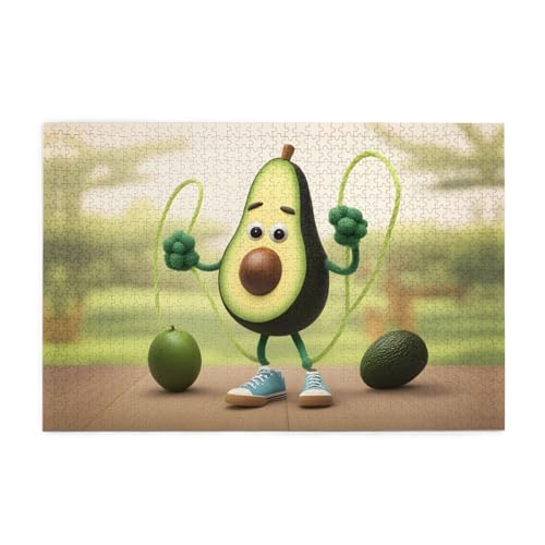 Puzzles1000 Teile Yyhwhjde Avocado Seil Springen Drucke Qualität Holzpuzzle für Erwachsene und Kinder, lustige Puzzles, Stressabbau Puzzles Puzzles1000 Teile Yyhwhjde Avocado Seil Springen Drucke Qualität Holzpuzzle für Erwachsene und Kinder, lustige Puzzles, Stressabbau Puzzles von YYHWHJDE