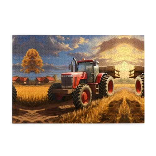 Puzzles1000 Teile Yyhwhjde Bauernhof Traktor Ernte Bild Pädagogische Intellektuelle Holzpuzzles Lustige Puzzles Stressabbau Puzzles Puzzles1000 Teile Yyhwhjde Bauernhof Traktor Ernte Bild Pädagogische Intellektuelle Holzpuzzles Lustige Puzzles Stressabbau Puzzles von YYHWHJDE