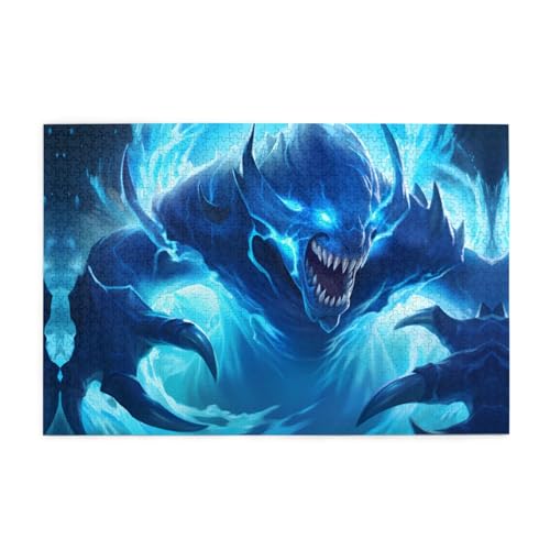 Puzzles1000 Teile Yyhwhjde Blauäugiges Monster-Muster Qualität Holzpuzzle für Erwachsene und Kinder, lustige Puzzles, Stressabbau-Puzzles Puzzles1000 Teile Yyhwhjde Blauäugiges Monster-Muster Qualität Holzpuzzle für Erwachsene und Kinder, lustige Puzzles, Stressabbau-Puzzles von YYHWHJDE