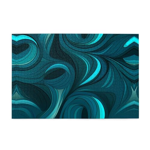 Puzzles1000 Teile Yyhwhjde Blaugrün Blau Bild Pädagogische Intellektuelle Holzpuzzles Lustige Puzzles Stressabbau Puzzles Puzzles1000 Teile Yyhwhjde Blaugrün Blau Bild Pädagogische Intellektuelle Holzpuzzles Lustige Puzzles Stressabbau Puzzles von YYHWHJDE