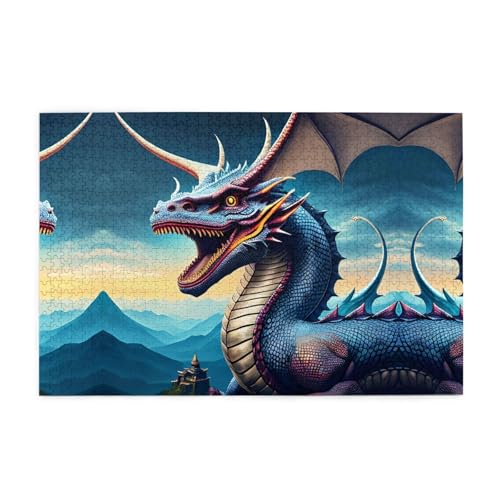 Puzzles1000 Teile Yyhwhjde Brüllender Drache Bild Pädagogische Intellektuelle Holzpuzzles Lustige Puzzles Stressabbau Puzzles Puzzles1000 Teile Yyhwhjde Brüllender Drache Bild Pädagogische Intellektuelle Holzpuzzles Lustige Puzzles Stressabbau Puzzles von YYHWHJDE