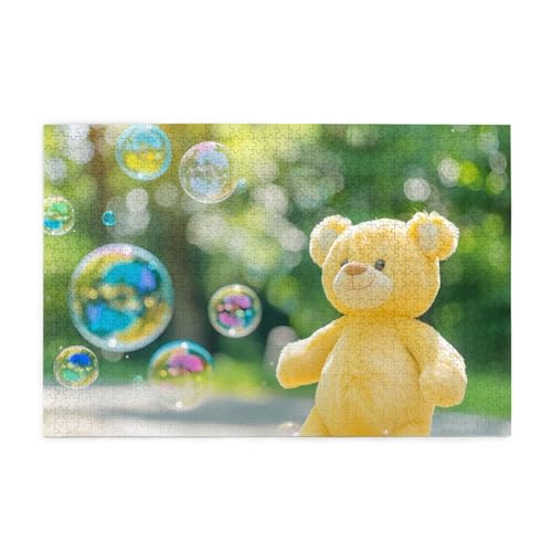 Puzzles1000 Teile Yyhwhjde Bubbly Puppe Bär Muster Qualität Holzpuzzle für Erwachsene und Kinder, lustige Puzzles, Stressabbau Puzzles Puzzles1000 Teile Yyhwhjde Bubbly Puppe Bär Muster Qualität Holzpuzzle für Erwachsene und Kinder, lustige Puzzles, Stressabbau Puzzles von YYHWHJDE