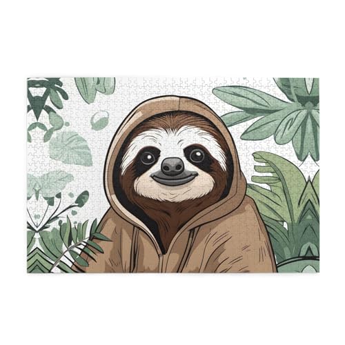 Puzzles1000 Teile Yyhwhjde Cartoon Faultier Bild Pädagogische Intellektuelle Holzpuzzles Lustige Puzzles Stressabbau Puzzles Puzzles1000 Teile Yyhwhjde Cartoon Faultier Bild Pädagogische Intellektuelle Holzpuzzles Lustige Puzzles Stressabbau Puzzles von YYHWHJDE