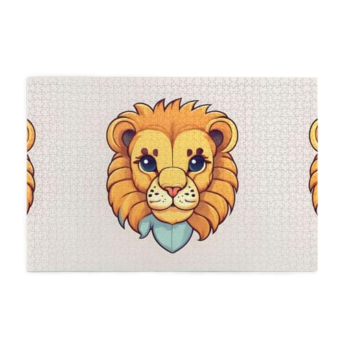 Puzzles1000 Teile Yyhwhjde Cartoon Niedlicher kleiner Löwe Drucke Qualität Holzpuzzle für Erwachsene und Kinder, lustige Puzzles, Stressabbau Puzzles Puzzles1000 Teile Yyhwhjde Cartoon Niedlicher kleiner Löwe Drucke Qualität Holzpuzzle für Erwachsene und Kinder, lustige Puzzles, Stressabbau Puzzles von YYHWHJDE