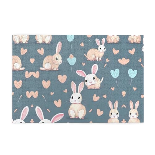 Puzzles1000 Teile Yyhwhjde Cartoon Niedliches Häschen Bild Pädagogische Intellektuelle Holzpuzzles Lustige Puzzles Stressabbau Puzzles Puzzles1000 Teile Yyhwhjde Cartoon Niedliches Häschen Bild Pädagogische Intellektuelle Holzpuzzles Lustige Puzzles Stressabbau Puzzles von YYHWHJDE