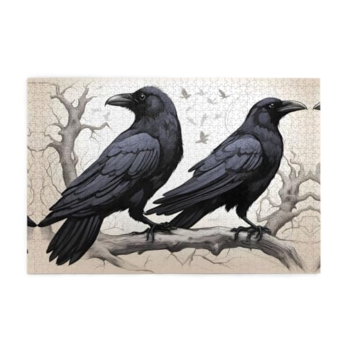 Puzzles1000 Teile Yyhwhjde Cartoon Schwarze Raben Bild Pädagogische Intellektuelle Holzpuzzles Lustige Puzzles Stressabbau Puzzles Puzzles1000 Teile Yyhwhjde Cartoon Schwarze Raben Bild Pädagogische Intellektuelle Holzpuzzles Lustige Puzzles Stressabbau Puzzles von YYHWHJDE