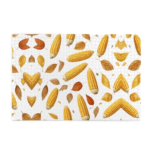 Puzzles1000 Teile Yyhwhjde Celebrate Thanksgiving Day Prints Qualität Holzpuzzle für Erwachsene und Kinder, lustige Puzzles, Stressabbau Puzzles von YYHWHJDE