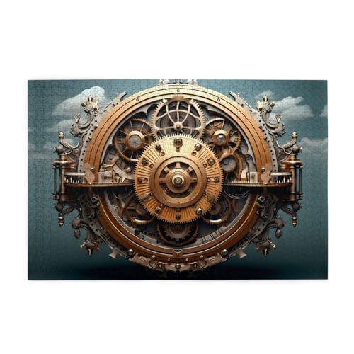 Puzzles1000 Teile Yyhwhjde Coole Steampunk Zahnräder Bild Pädagogische Intellektuelle Holzpuzzles Lustige Puzzles Stressabbau Puzzles Puzzles1000 Teile Yyhwhjde Coole Steampunk Zahnräder Bild Pädagogische Intellektuelle Holzpuzzles Lustige Puzzles Stressabbau Puzzles von YYHWHJDE