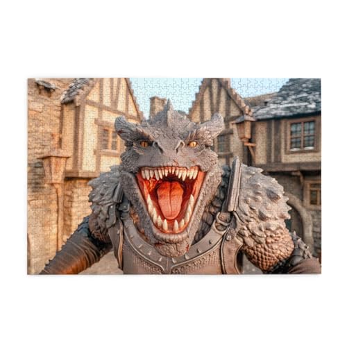 Puzzles1000 Teile Yyhwhjde Eidechse Monsterdrucke hochwertiges Holzpuzzle für Erwachsene und Kinder, lustige Puzzles, Stressabbau-Puzzles Puzzles1000 Teile Yyhwhjde Eidechse Monsterdrucke hochwertiges Holzpuzzle für Erwachsene und Kinder, lustige Puzzles, Stressabbau-Puzzles von YYHWHJDE