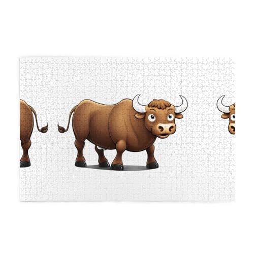 Puzzles1000 Teile Yyhwhjde Ein starker kleiner Stier Bild pädagogische intellektuelle Holzpuzzles, lustige Puzzles, Stressabbau-Puzzles Puzzles1000 Teile Yyhwhjde Ein starker kleiner Stier Bild pädagogische intellektuelle Holzpuzzles, lustige Puzzles, Stressabbau-Puzzles von YYHWHJDE