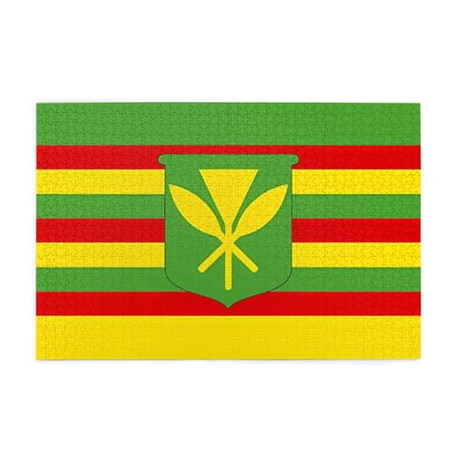 Puzzles1000 Teile Yyhwhjde Einheimische Hawaii-Flagge Bild Pädagogische Intellektuelle Holzpuzzles Lustige Puzzles Stressabbau Puzzles Puzzles1000 Teile Yyhwhjde Einheimische Hawaii-Flagge Bild Pädagogische Intellektuelle Holzpuzzles Lustige Puzzles Stressabbau Puzzles von YYHWHJDE