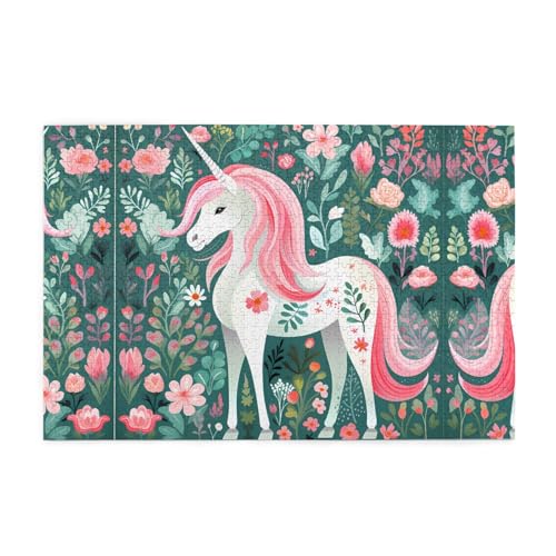Puzzles1000 Teile Yyhwhjde Einhorn mit rosa Haaren Bild Pädagogische Intellektuelle Holzpuzzles Lustige Puzzles Stressabbau Puzzles Puzzles1000 Teile Yyhwhjde Einhorn mit rosa Haaren Bild Pädagogische Intellektuelle Holzpuzzles Lustige Puzzles Stressabbau Puzzles von YYHWHJDE