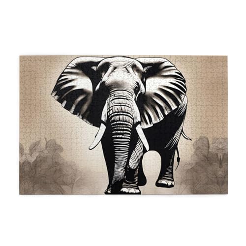Puzzles1000 Teile Yyhwhjde Elefant Bild Pädagogische Intellektuelle Holzpuzzles Lustige Puzzles Stressabbau Puzzles Puzzles1000 Teile Yyhwhjde Elefant Bild Pädagogische Intellektuelle Holzpuzzles Lustige Puzzles Stressabbau Puzzles von YYHWHJDE