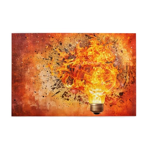 Puzzles1000 Teile Yyhwhjde Explodierende Glühbirnen Drucke Qualität Holzpuzzle für Erwachsene und Kinder, lustige Puzzles, Stressabbau-Puzzles Puzzles1000 Teile Yyhwhjde Explodierende Glühbirnen Drucke Qualität Holzpuzzle für Erwachsene und Kinder, lustige Puzzles, Stressabbau-Puzzles von YYHWHJDE