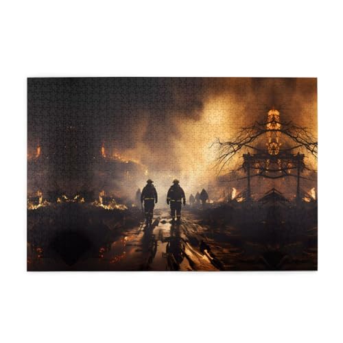 Puzzles1000 Teile Yyhwhjde Feuerwehrleute bekämpfen Feuer Bild Pädagogische Intellektuelle Holzpuzzles Lustige Puzzles Stressabbau Puzzles Puzzles1000 Teile Yyhwhjde Feuerwehrleute bekämpfen Feuer Bild Pädagogische Intellektuelle Holzpuzzles Lustige Puzzles Stressabbau Puzzles von YYHWHJDE