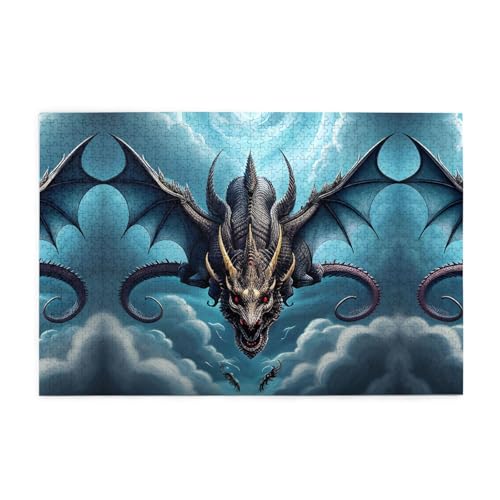 Puzzles1000 Teile Yyhwhjde Fliegender Drache Bild Pädagogische Intellektuelle Holzpuzzles Lustige Puzzles Stressabbau Puzzles Puzzles1000 Teile Yyhwhjde Fliegender Drache Bild Pädagogische Intellektuelle Holzpuzzles Lustige Puzzles Stressabbau Puzzles von YYHWHJDE