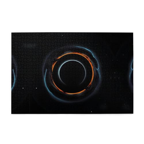 Puzzles1000 Teile Yyhwhjde Geheimnisvolle kosmische Schwarze Löcher Bild Pädagogische Intellektuelle Holzpuzzles Lustige Puzzles Stressabbau Puzzles von YYHWHJDE