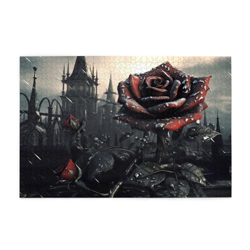 Puzzles1000 Teile Yyhwhjde Gothic Rosendrucke Pädagogische Intellektuelle Holzpuzzles Lustige Puzzles Stressabbau Spiel Puzzles1000 Teile Yyhwhjde Gothic Rosendrucke Pädagogische Intellektuelle Holzpuzzles Lustige Puzzles Stressabbau Spiel von YYHWHJDE
