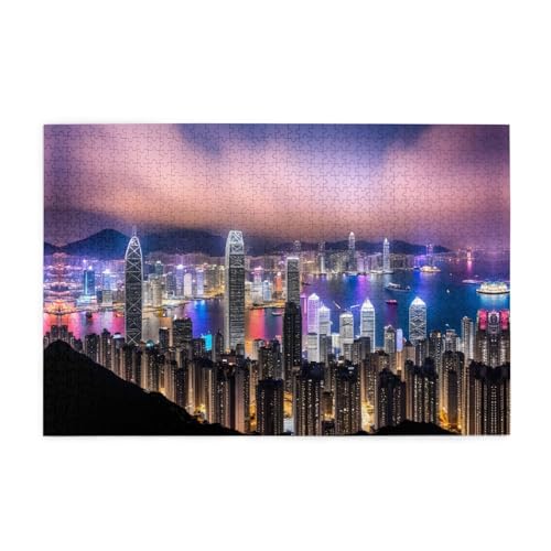 Puzzles1000 Teile Yyhwhjde Hongkong Bild Pädagogische Intellektuelle Holzpuzzles Lustige Puzzles Stressabbau Puzzles Puzzles1000 Teile Yyhwhjde Hongkong Bild Pädagogische Intellektuelle Holzpuzzles Lustige Puzzles Stressabbau Puzzles von YYHWHJDE