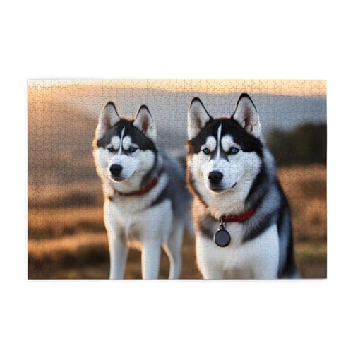 Puzzles1000 Teile Yyhwhjde Husky Hund Bild Pädagogische Intellektuelle Holzpuzzles Lustige Puzzles Stressabbau Puzzles Puzzles1000 Teile Yyhwhjde Husky Hund Bild Pädagogische Intellektuelle Holzpuzzles Lustige Puzzles Stressabbau Puzzles von YYHWHJDE