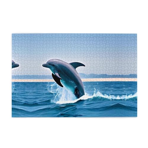 Puzzles1000 Teile Yyhwhjde Jumping Up Delfine Bild Pädagogische Intellektuelle Holzpuzzles Lustige Puzzles Stressabbau Puzzles Puzzles1000 Teile Yyhwhjde Jumping Up Delfine Bild Pädagogische Intellektuelle Holzpuzzles Lustige Puzzles Stressabbau Puzzles von YYHWHJDE