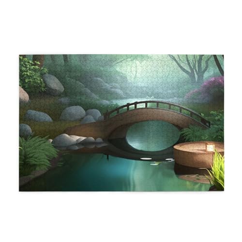 Puzzles1000 Teile Yyhwhjde Kleine Brücke im Osten druckt pädagogische intellektuelle Holzpuzzles, lustige Puzzles, Stressabbau-Spiel Puzzles1000 Teile Yyhwhjde Kleine Brücke im Osten druckt pädagogische intellektuelle Holzpuzzles, lustige Puzzles, Stressabbau-Spiel von YYHWHJDE
