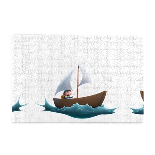 Puzzles1000 Teile Yyhwhjde Kleines Segelboot in den Wellen druckt hochwertiges Holzpuzzle für Erwachsene und Kinder, lustige Puzzles, stressabbauende Puzzles Puzzles1000 Teile Yyhwhjde Kleines Segelboot in den Wellen druckt hochwertiges Holzpuzzle für Erwachsene und Kinder, lustige Puzzles, stressabbauende Puzzles von YYHWHJDE