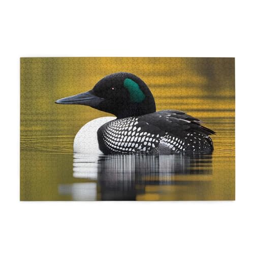 Puzzles1000 Teile Yyhwhjde Loon Vögel Bild Pädagogische Intellektuelle Holzpuzzles Lustige Puzzles Stressabbau Puzzles Puzzles1000 Teile Yyhwhjde Loon Vögel Bild Pädagogische Intellektuelle Holzpuzzles Lustige Puzzles Stressabbau Puzzles von YYHWHJDE