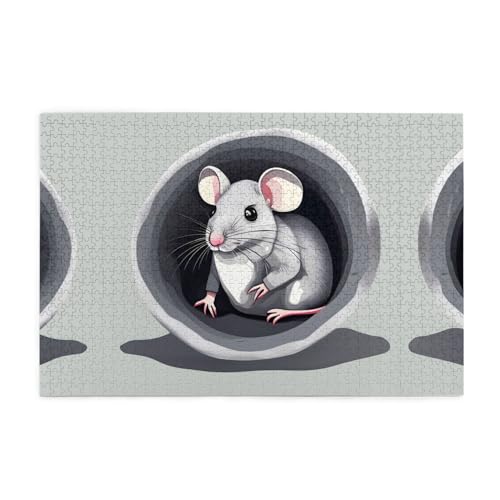 Puzzles1000 Teile Yyhwhjde Maus im Loch Bild Pädagogische Intellektuelle Holzpuzzles Lustige Puzzles Stressabbau Puzzles Puzzles1000 Teile Yyhwhjde Maus im Loch Bild Pädagogische Intellektuelle Holzpuzzles Lustige Puzzles Stressabbau Puzzles von YYHWHJDE