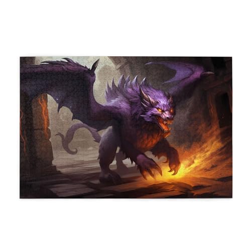 Puzzles1000 Teile Yyhwhjde Monster in der Stadt druckt pädagogische intellektuelle Holzpuzzles, lustige Puzzles, Stressabbau-Spiel Puzzles1000 Teile Yyhwhjde Monster in der Stadt druckt pädagogische intellektuelle Holzpuzzles, lustige Puzzles, Stressabbau-Spiel von YYHWHJDE