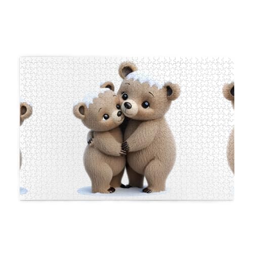 Puzzles1000 Teile Yyhwhjde Mutter Bär umarmt den kleinen Bär druckt hochwertiges Holzpuzzle für Erwachsene und Kinder, lustige Puzzles, stressabbauende Puzzles Puzzles1000 Teile Yyhwhjde Mutter Bär umarmt den kleinen Bär druckt hochwertiges Holzpuzzle für Erwachsene und Kinder, lustige Puzzles, stressabbauende Puzzles von YYHWHJDE