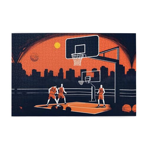 Puzzles1000 Teile Yyhwhjde Nacht Basketball Bild Pädagogische Intellektuelle Holzpuzzles Lustige Puzzles Stressabbau Puzzles Puzzles1000 Teile Yyhwhjde Nacht Basketball Bild Pädagogische Intellektuelle Holzpuzzles Lustige Puzzles Stressabbau Puzzles von YYHWHJDE