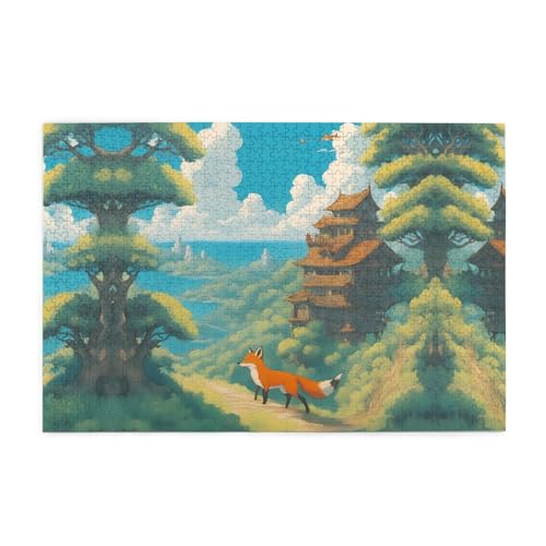 Puzzles1000 Teile Yyhwhjde Niedlicher kleiner Fuchs Muster Qualität Holzpuzzle für Erwachsene und Kinder, lustige Puzzles, Stressabbau Puzzles Puzzles1000 Teile Yyhwhjde Niedlicher kleiner Fuchs Muster Qualität Holzpuzzle für Erwachsene und Kinder, lustige Puzzles, Stressabbau Puzzles von YYHWHJDE