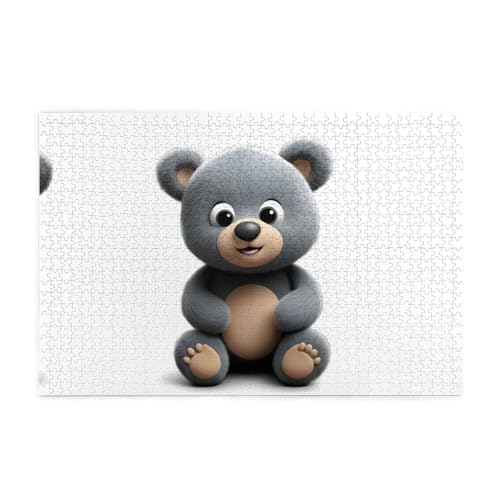 Puzzles1000 Teile Yyhwhjde Niedlicher kleiner Grizzlybär Bild Pädagogische Intellektuelle Holzpuzzles Lustige Puzzles Stressabbau Puzzles Puzzles1000 Teile Yyhwhjde Niedlicher kleiner Grizzlybär Bild Pädagogische Intellektuelle Holzpuzzles Lustige Puzzles Stressabbau Puzzles von YYHWHJDE