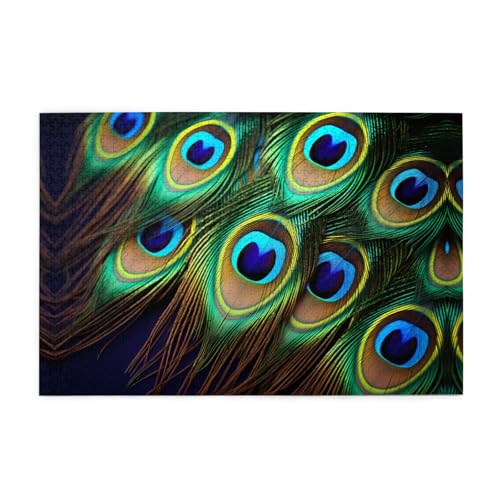 Puzzles1000 Teile Yyhwhjde Pfauenfedern Bild Pädagogische Intellektuelle Holzpuzzles Lustige Puzzles Stressabbau Puzzles Puzzles1000 Teile Yyhwhjde Pfauenfedern Bild Pädagogische Intellektuelle Holzpuzzles Lustige Puzzles Stressabbau Puzzles von YYHWHJDE