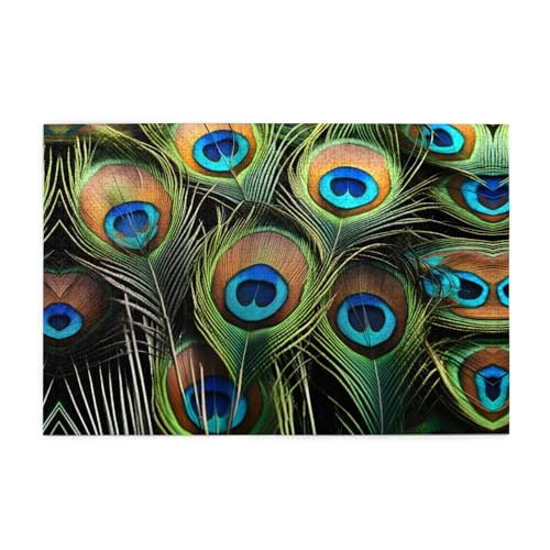 Puzzles1000 Teile Yyhwhjde Pfauenfedern Bild Pädagogische Intellektuelle Holzpuzzles Lustige Puzzles Stressabbau Puzzles Puzzles1000 Teile Yyhwhjde Pfauenfedern Bild Pädagogische Intellektuelle Holzpuzzles Lustige Puzzles Stressabbau Puzzles von YYHWHJDE