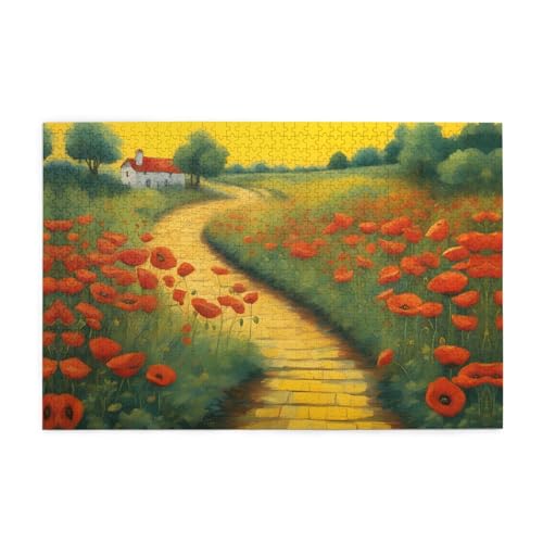 Puzzles1000 Teile Yyhwhjde Poppies Feld Gelber Ziegelstraße Bild Pädagogische Intellektuelle Holzpuzzles Lustige Puzzles Stressabbau Puzzles Puzzles1000 Teile Yyhwhjde Poppies Feld Gelber Ziegelstraße Bild Pädagogische Intellektuelle Holzpuzzles Lustige Puzzles Stressabbau Puzzles von YYHWHJDE
